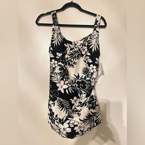 Vintage Tropical
Flowers Maxine of Hollywood  Island Luxe 90's does 1950's. NWT